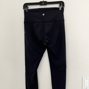 Lululemon Black Leggings, Size 8